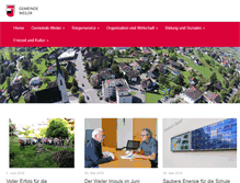 Tablet Screenshot of gemeinde-weiler.at